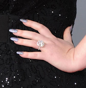 Adele's 2012 Grammy Louboutin nails 2