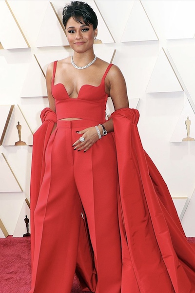 Tati Gabrielle's Braided Bob at the 2022 Oscars