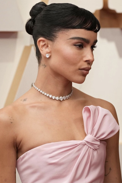 Tati Gabrielle's Braided Bob at the 2022 Oscars