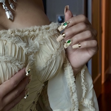 Get The Look: Cardi B’s Super Bowl Embellished Nails